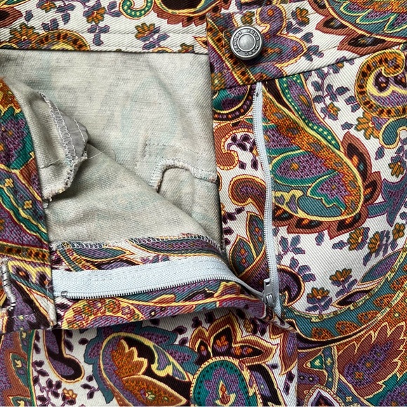 Vintage Y2K Marc Jacobs LOOK Boho Paisley High Rise Pants - Picture 5 of 11